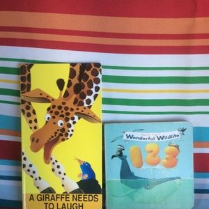 Children Animal Books Giraffe & Wildlife hardcover